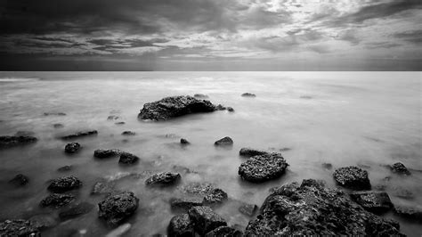 🔥 Free Download Black And White Landscapes Nature Monochrome Sea