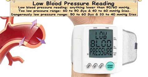 Low Blood Pressure Reading Low Too Low And Dangerously Low Bp