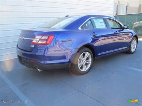 2013 Deep Impact Blue Metallic Ford Taurus Sel 76682099 Photo 3