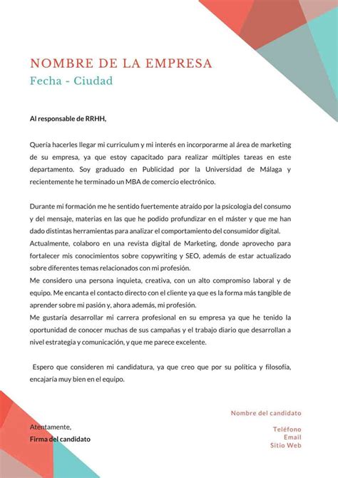 Carta De Presentacion Para Cv Argentina Thomas Rivera Vrogue Co