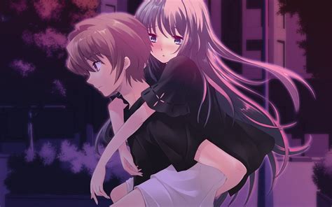 10 Cute Anime Couple Desktop Wallpaper Baka Wallpaper