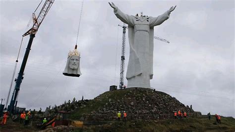 Gigantic Statue Of Christ Erected In Poland