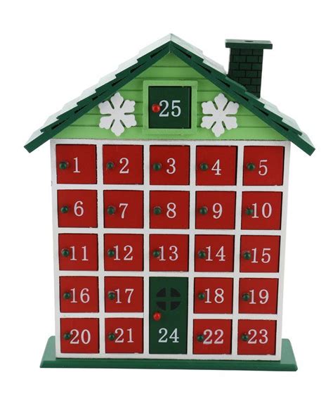 Rustic Cabin Advent Wooden Calendar Countdown Wooden Calendar Wooden