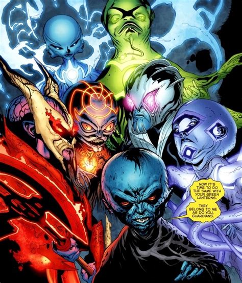 Guardians possessed by emotional spectrum entities | Emotional Spectrum