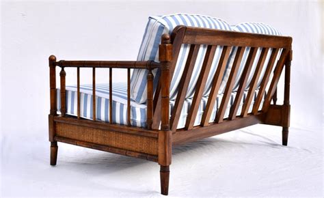 1950s Broyhill Premier British Colonial Style Loveseat At 1stdibs
