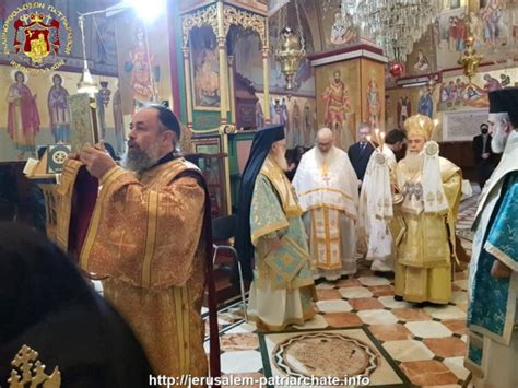 The Patriarch Of Jerusalem Celebrated The Divine Liturgy On Mount Tabor