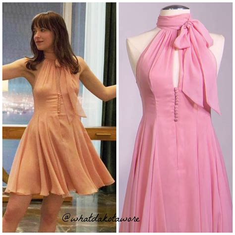 Anastasia Steele Pink Dress Dresstk
