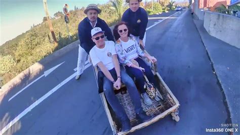 🛷 Monte Toboggan Wicker Sledge Ride In Funchal Madeira