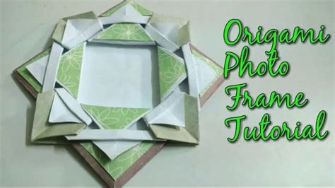 Diy Origami Photo Frame Tutorial For Scrapbook How To Craftlas