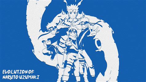 Evolution Of Naruto Uzumaki Re Design By Ishiku5238 On Deviantart