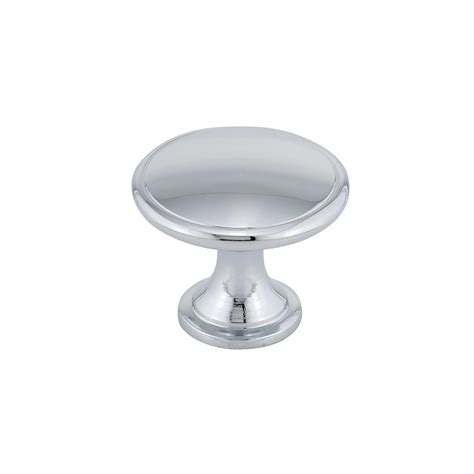 Designed for a 1/2 in. Richelieu Hardware 1-3/4 in. Chrome Cabinet Knob-BP881140 ...
