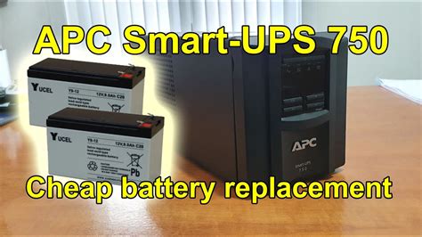 Cheap Battery Replacement For Apc Smart Ups 750 Youtube
