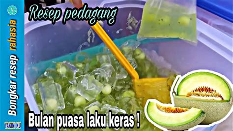 Ide Jualan Di Bulan Ramadhan Es Akuarium Es Melon Youtube