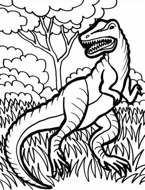 Allosaurus Coloring Pages - Coloring Home