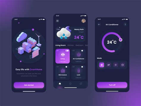 Smarthome App By Quyen Tran On Dribbble