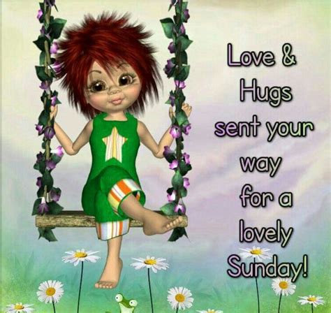 Happy Sunday Quotes Happy Sunday Love Hug