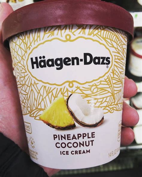Häagen Dazs Pineapple Coconut Ice Cream Sounds Really Weird To Me