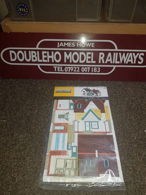 176 Scale Oo Ho Gauge Superquick Model Building Card Kits Railways