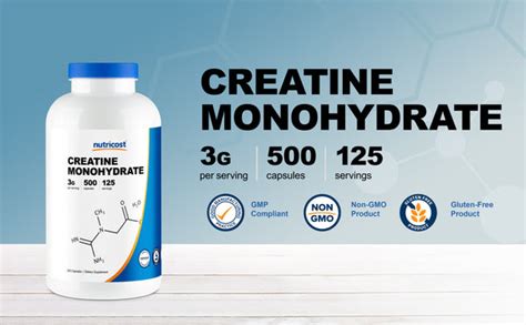 Nutricost Creatine Monohydrate Capsules