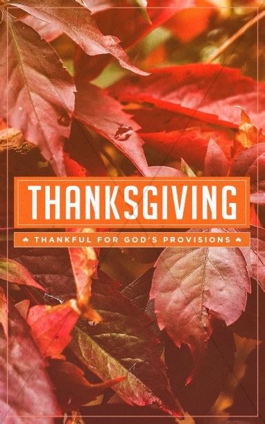 Thankful To God Thanksgiving Bulletin Template Sharefaith Media