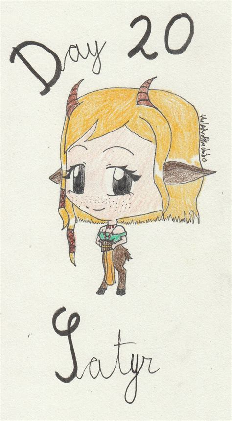 30 Day Monster Girl Challenge Day 20 Satyr By Theladyofthechibis On