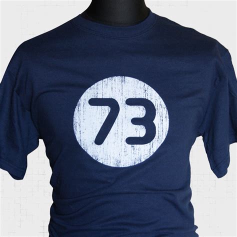 The Big Bang Theory 73 T Shirt Sheldon Cooper Cool Vintage Funny New Ebay