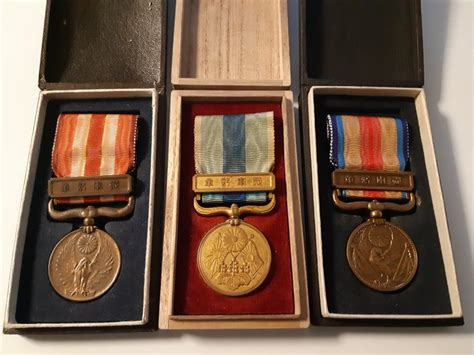Japan Armyinfantry Medal Three Ww2 Japan Medals With Catawiki