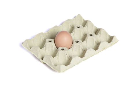 One Egg On A Dozen Eggs Package Stock Image Image Of Dozen Food