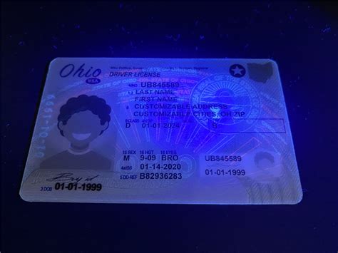 Territories, including american samoa and puerto rico, federally recognized tribal cards, and military id cards. Scannable Ohio State Fake ID Card | Fake ID Maker - Buy-ID.com