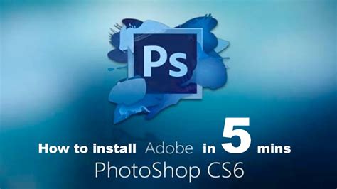 How To Install Adobe Photoshop Youtube