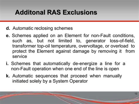 Sps To Ras Special Protection Scheme Remedial Action Scheme