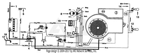 wiring diagram  hp white riding mower