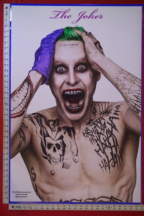 The Joker Suicide Squad Jared Leto Picture Art Movie Poster Print 24x36