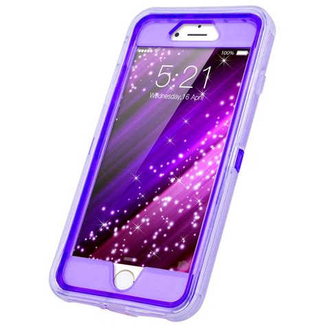 For Apple Iphone 8 Iphone 7 Tough Defender Sparkling Liquid Glitter