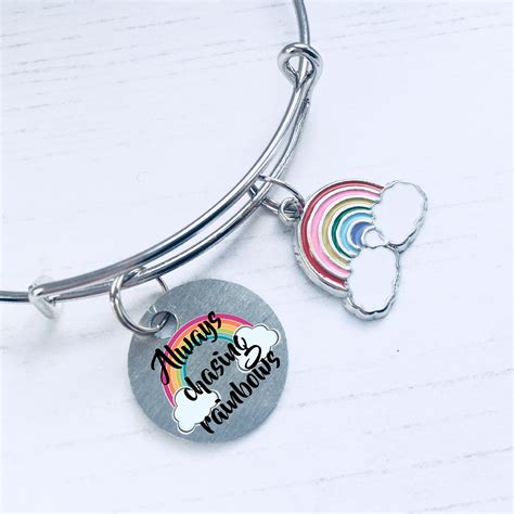 Rainbow Charm Bracelet Always Chasing Rainbows T By Daisy Harvey