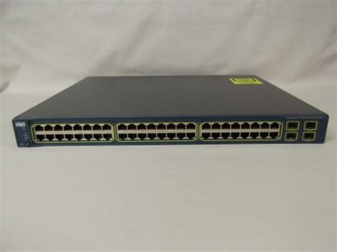 Ws C3560 48ps S Cisco Catalyst 3560 48 Ports 10100 Poe Switch 4 Sfp