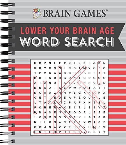 Brain Games Lower Your Brain Age Word Search By Publications