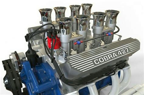 Shelby Cobra 427 Engine Ac Cobra Mustang Cobra Mustang Boss Ford