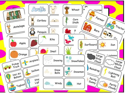 Picture Word Flashcards Curriculum Preschool Made By Teachers