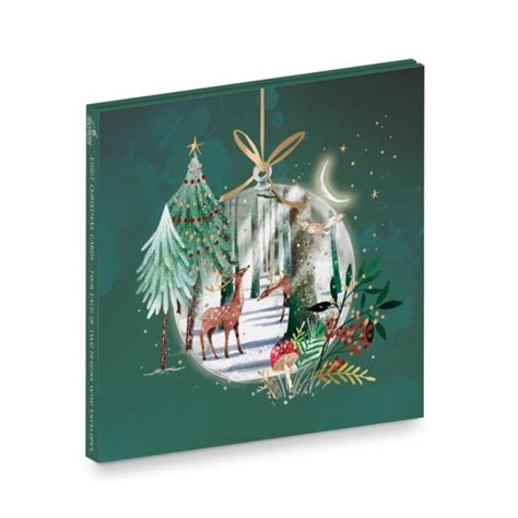 Ling Design Magical Forest Wallet Of 8 Christmas Cards