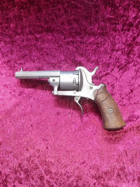 7mm Pinfire Revolver Belgian Authentic Antique Arms