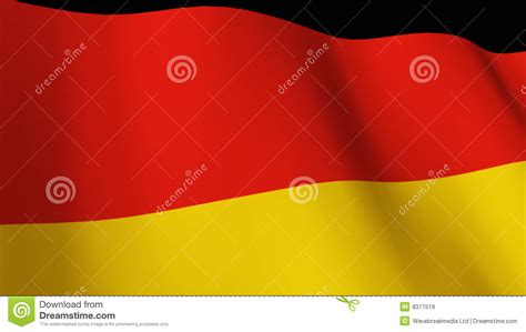 3d Render Of The German Flag Stock Illustration Illustration Of