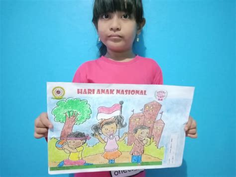 97 Mewarnai Gambar Tema Hari Anak Nasional Gratis Ukiranku