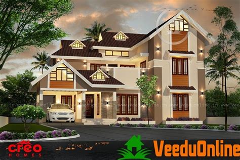 2229 Square Feet Amazing And Beautiful Kerala Home Design Veeduonline
