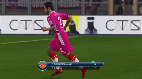 Striker *pemain kebangsaan arab saudi pernah menjaringkan goal menentang malaysia PES2016 - JOHOR DARUL TA'ZIM vs KELANTAN FA - YouTube