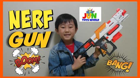 New Nerf Gun Unboxing And Review Nerf Gun Game Toy Gun For Kids Jun Toys