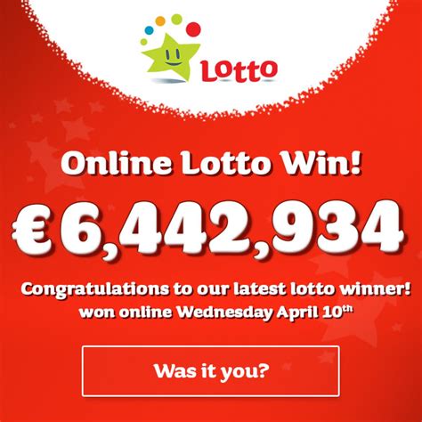 Lucky Online Lotto Player Taps Into €64 Million Fortune Westmeath Examiner