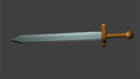 Sword Simple Gratis Modelo 3d In Otros 3dexport