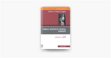 ‎female Aesthetic Genital Surgery An Issue Of Clinics In Plastic