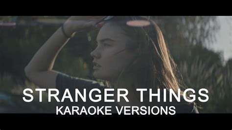 Kygo Ft Onerepublic Stranger Things Karaoke Version No Vocal Youtube